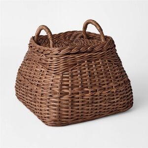 Square Rattan Basket Dark Brown - Threshold™ designed with Studio McGee